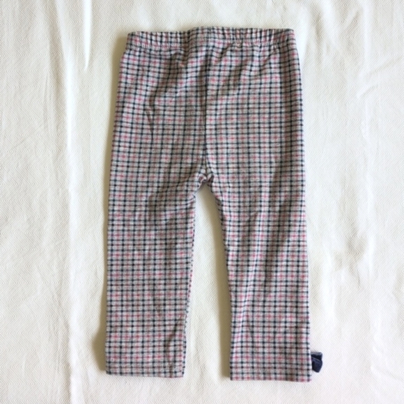 first impressions graphic top & plaid leggings matching outfit set 12 months - Picture 10 of 10